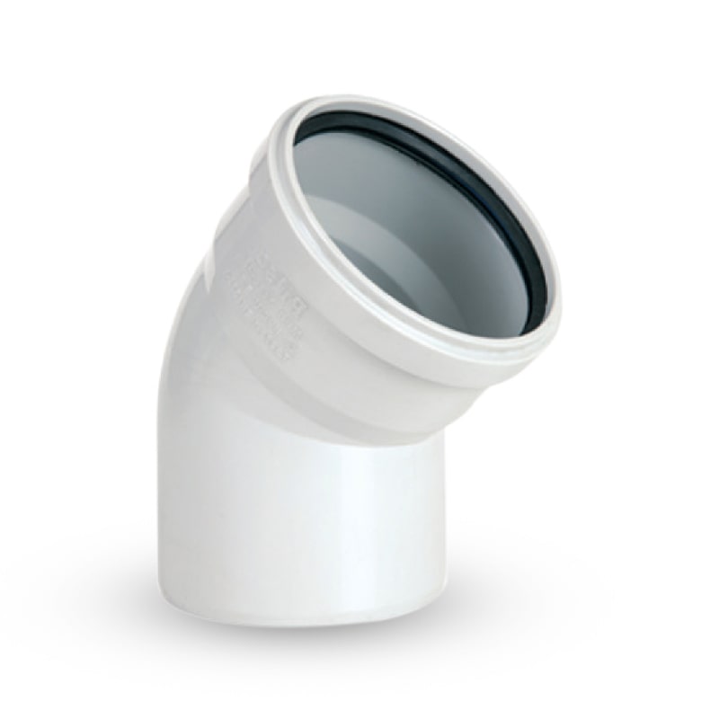 PVC ATIKSU DİRSEK 45'